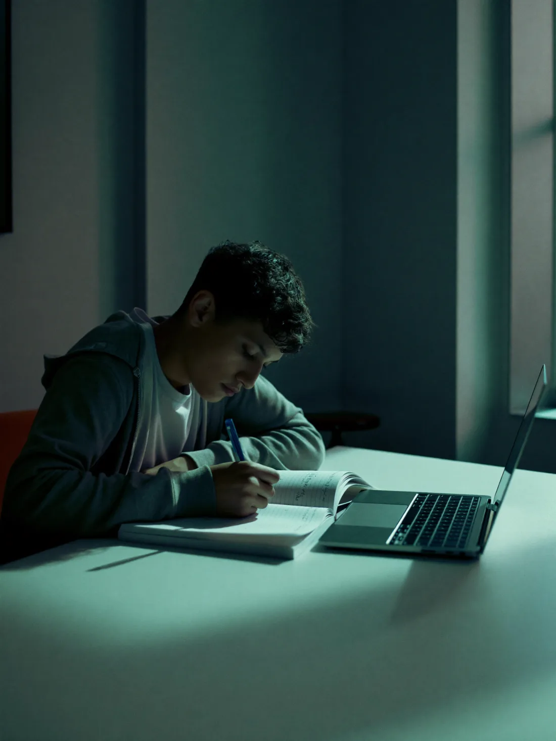 IGCSE student focused on math practice with SolveX